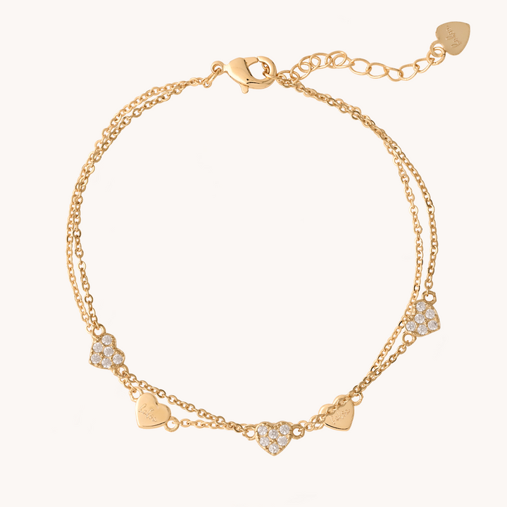 PULSERA MULTI CORAZONES - 5437
