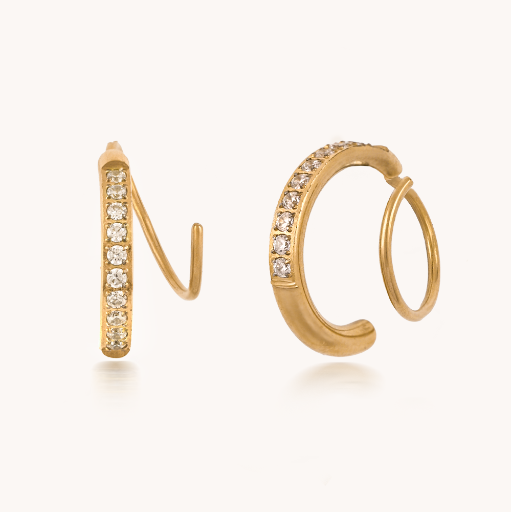 ACERO-ARETES-Bohoo Jewelry-Bohoo Accesorios