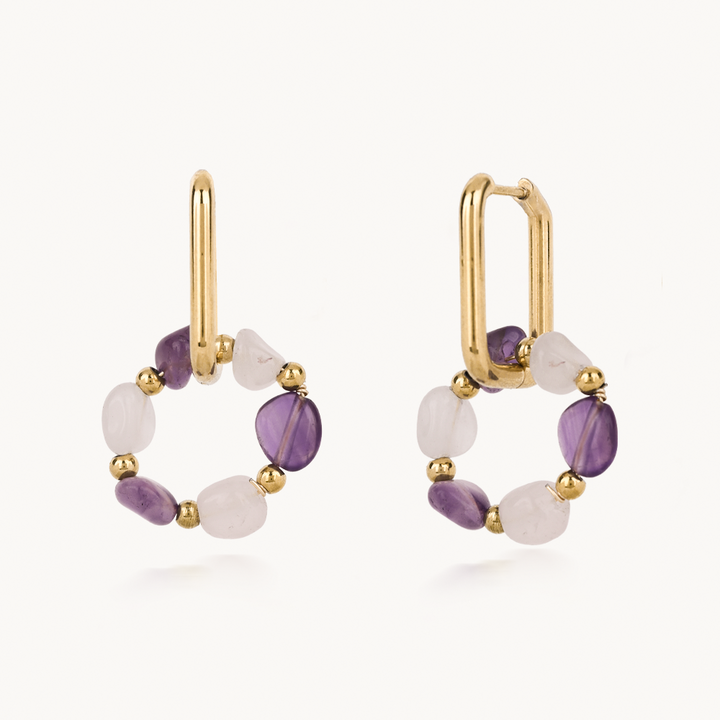 ARETES LUZ DE AMATISTA - 9356