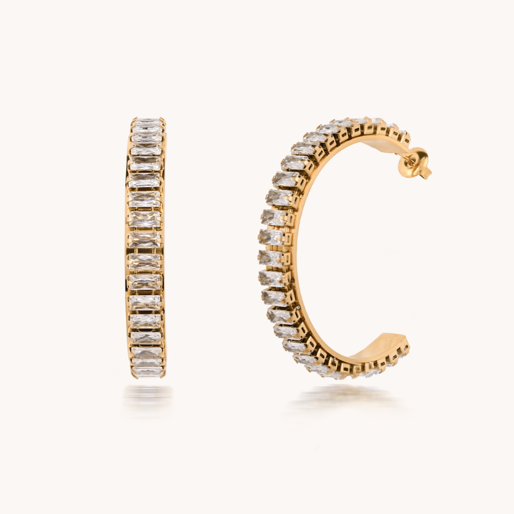 ACERO-ARETES-Bohoo Jewelry-Bohoo Accesorios