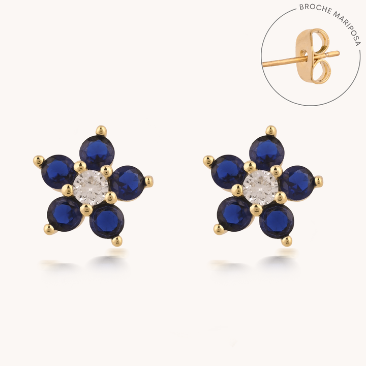 ARETES BLOOMING BLUE - 9124