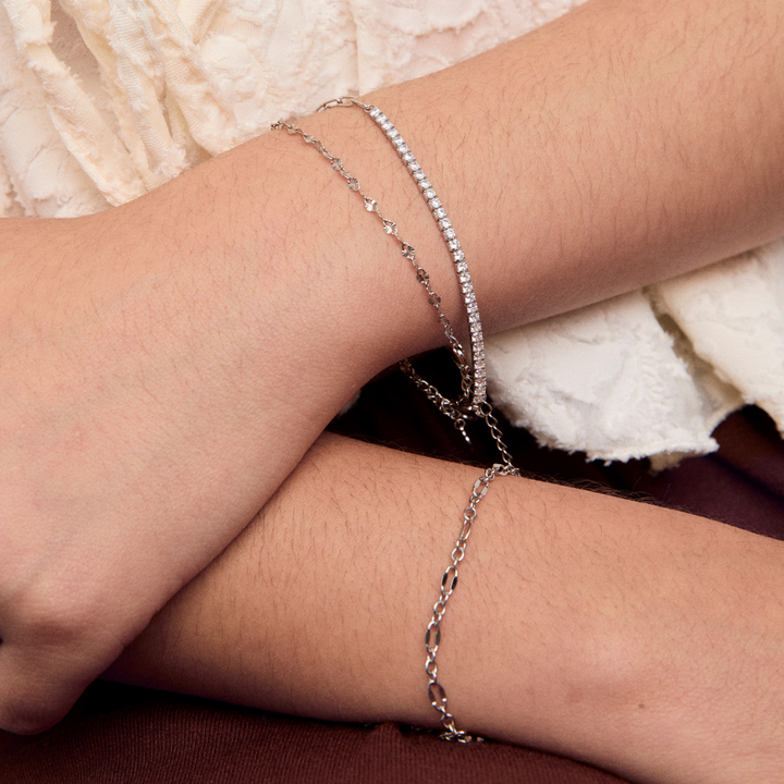 PULSERA ELEGANCE SILVER - 9107