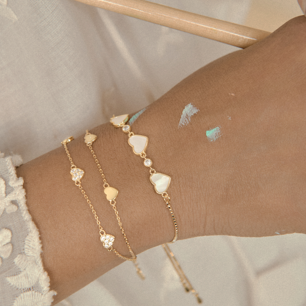 PULSERA 3 CORAZONES – 7007